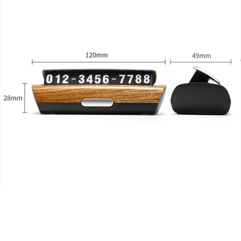 Luminous Temporary Parking Number Plate | Phone Display Parking Number Plate QXL
