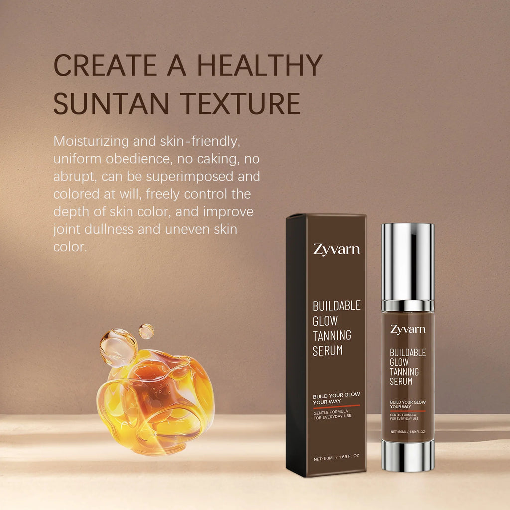Hoygi Self Tanning Serum | Buildable Bronze Glow 50ml Self Tanning Serum QXL