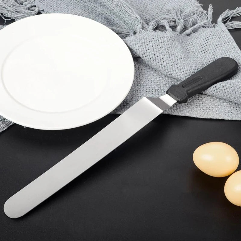 Stainless Steel Cake Decorating Spatula 6–12 Inch | Frosting Cake Decorating Spatula QXL