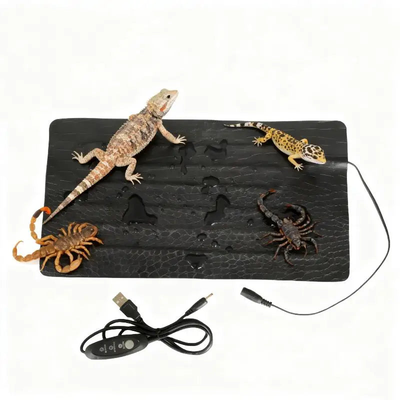Reptile Heat Mat | Waterproof Tortoise & Lizard Heating Pad Reptile Heating Pad QXL