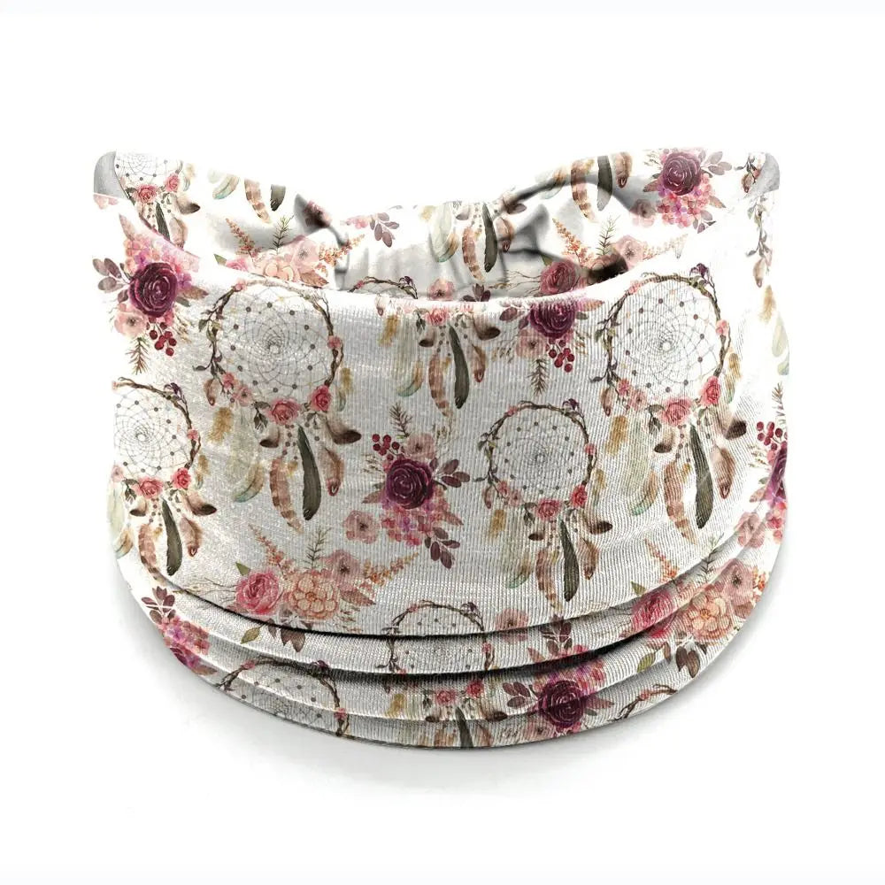 Elastic Wide Knot Headband | Boho Floral Star Print Women Knotted Headband QXL 5