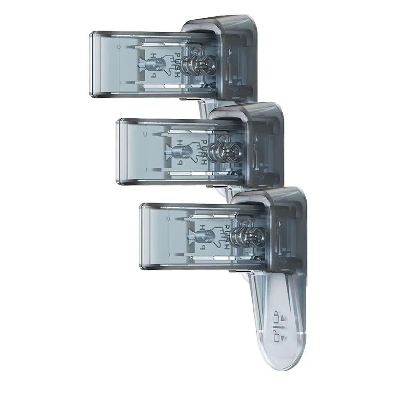 LeverLock Door Handle Safety Lock | Baby & Kids Proofing Child Safety Lock QXL B208 Clear Blue 3PCS