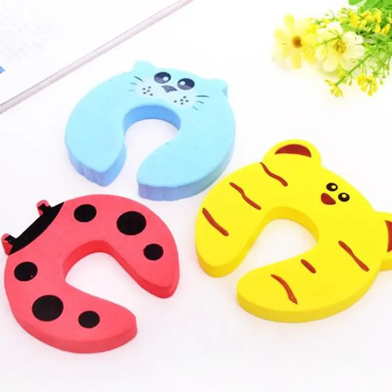 7-Pack Cute Animal Baby Door Finger Guards | EVA Stoppers Baby Door Stopper QXL