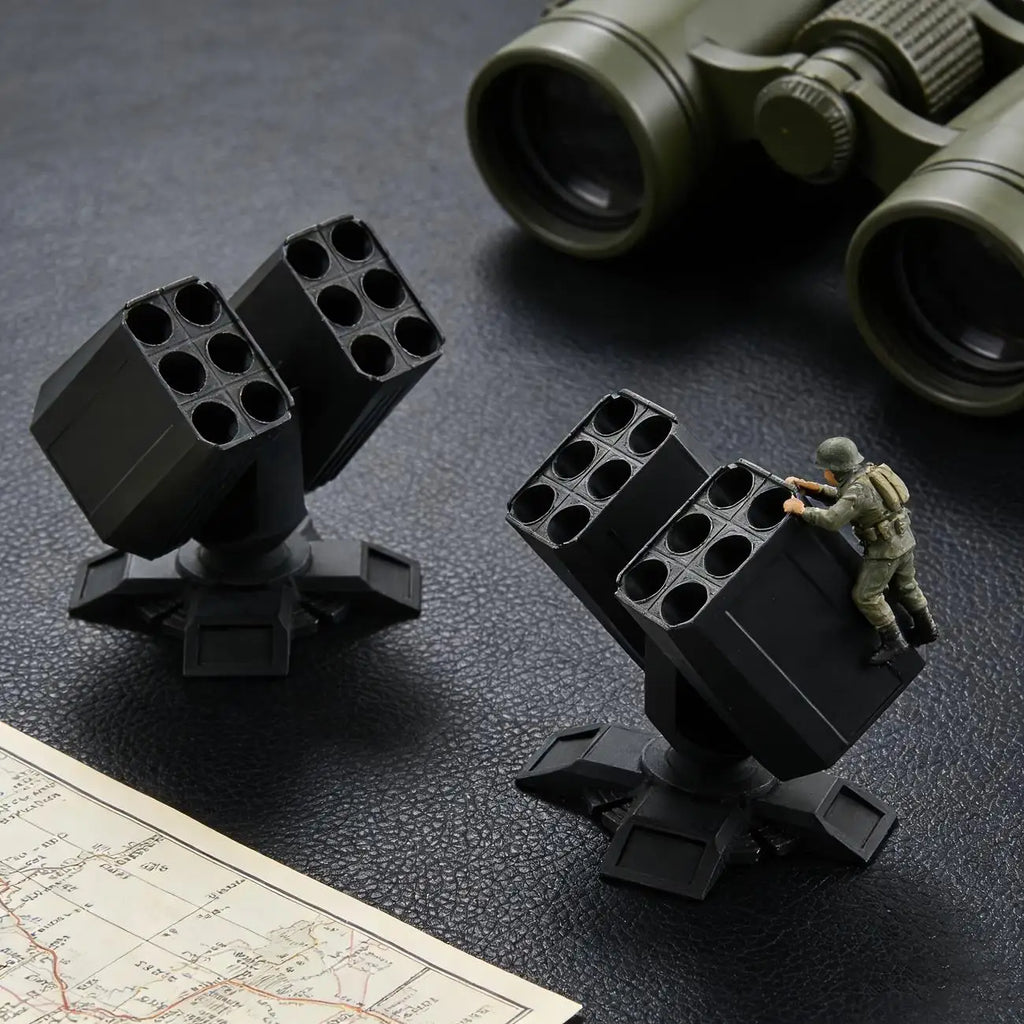 Anti-Aircraft Gun Pen Holder – Holds 12 Pens | Military Desk Decor Novelty Pen Holder QXL
