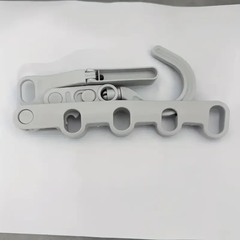 Foldable 5-Hole Clothes Hanger | Travel Space-Saving Multi-Hook Clothes Hanger QXL