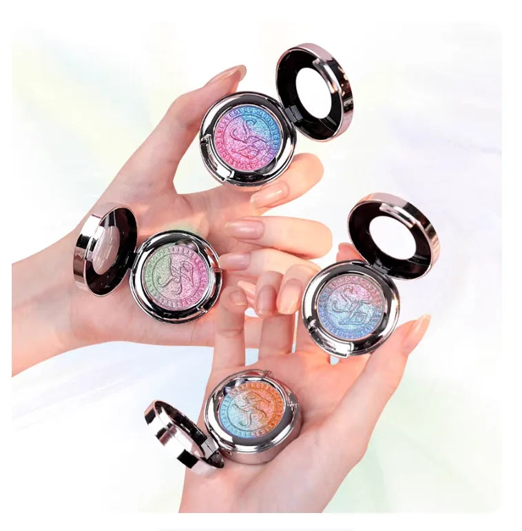 Chameleon Gradient Sparkle Eyeshadow | Sheen Effect Highlighter Sparkle Eyeshadow QXL