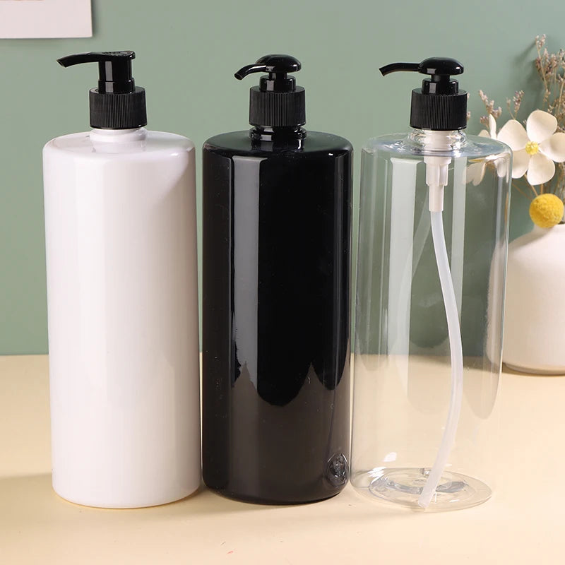 1000ml Refillable Soap & Shampoo Dispenser Bottle | Bathroom Refillable Dispenser Bottle QXL