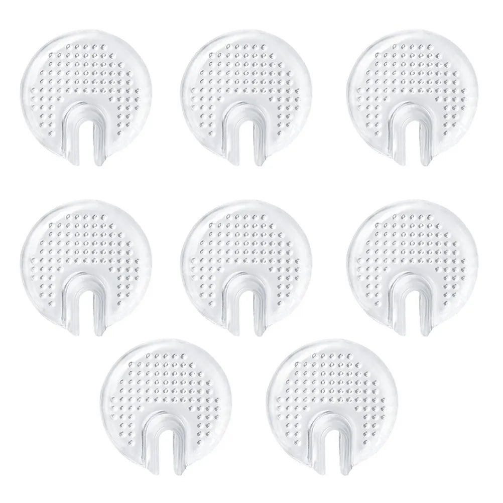 4-Pack Gel Flip-Flop Forefoot Pads | Non-Slip Sandal Cushions Forefoot Cushion Pads QXL