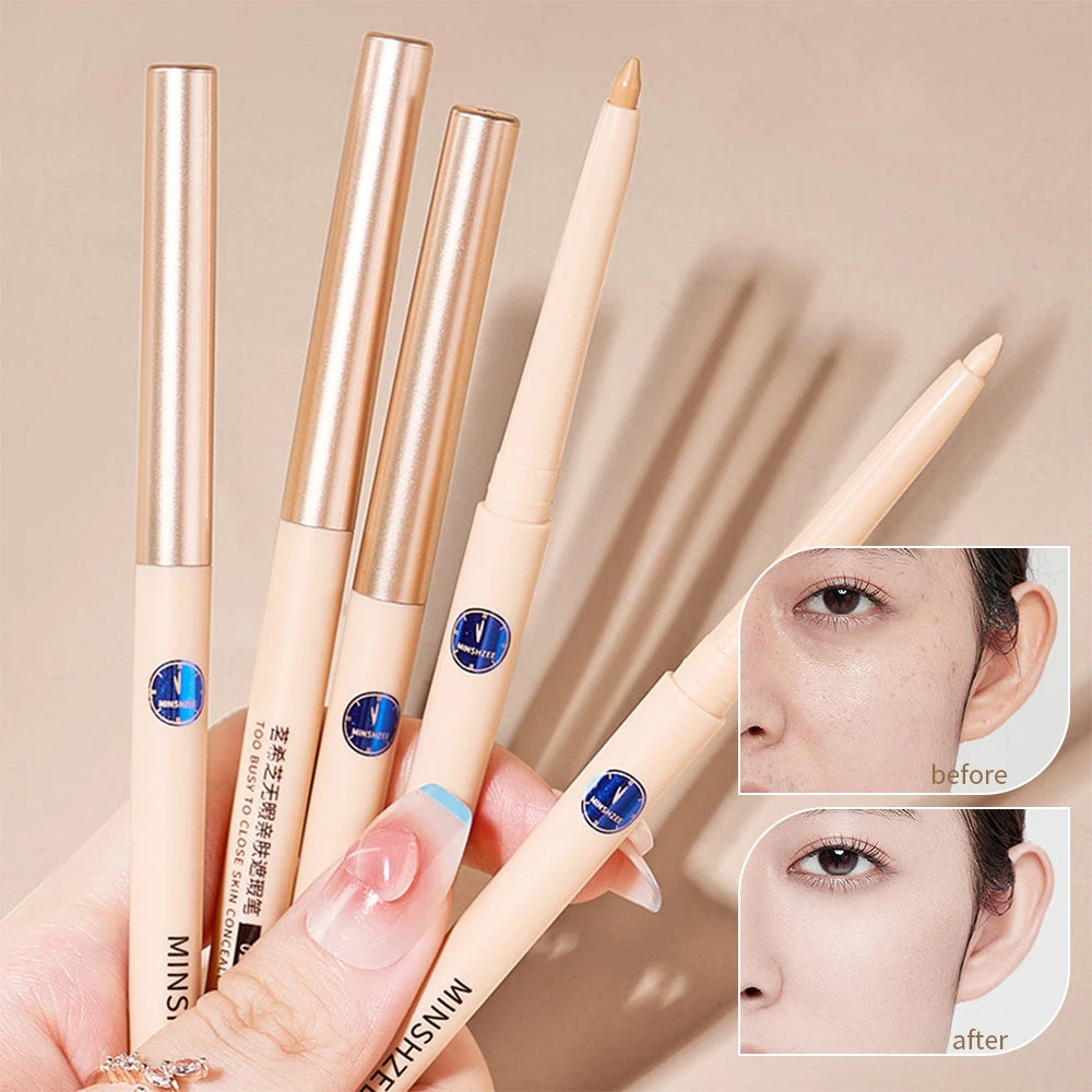 Matte Concealer Pen | Full Coverage Waterproof Makeup Concealer Pen QXL