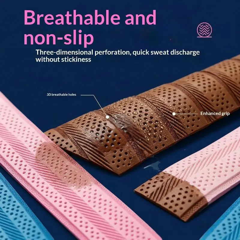 2-Pack PU Tennis & Badminton Racket Overgrip Tape | Sweat Absorb Racket Overgrip Tape QXL