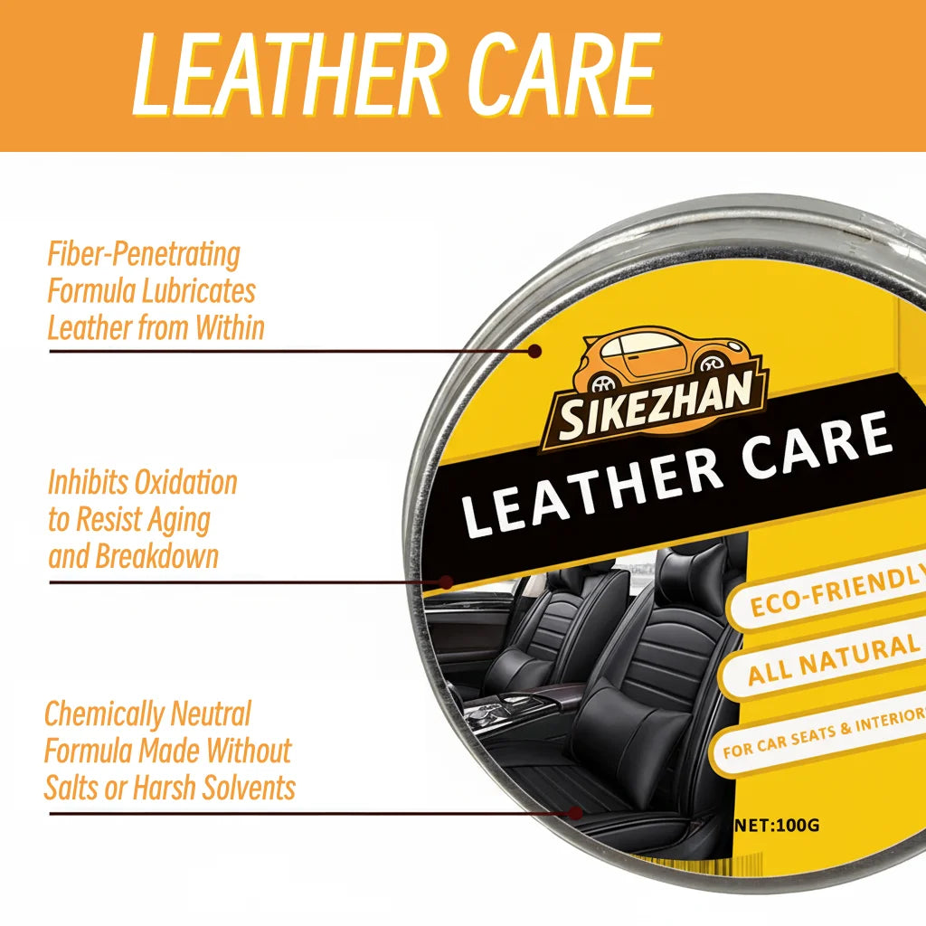Car Leather Conditioner Balm | Transparent & Odorless – 50g/100g Leather Conditioner Balm QXL