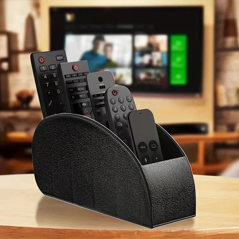 5-Compartment Remote Control Storage Box | Space-Saving Tray Desktop Storage Organizer QXL