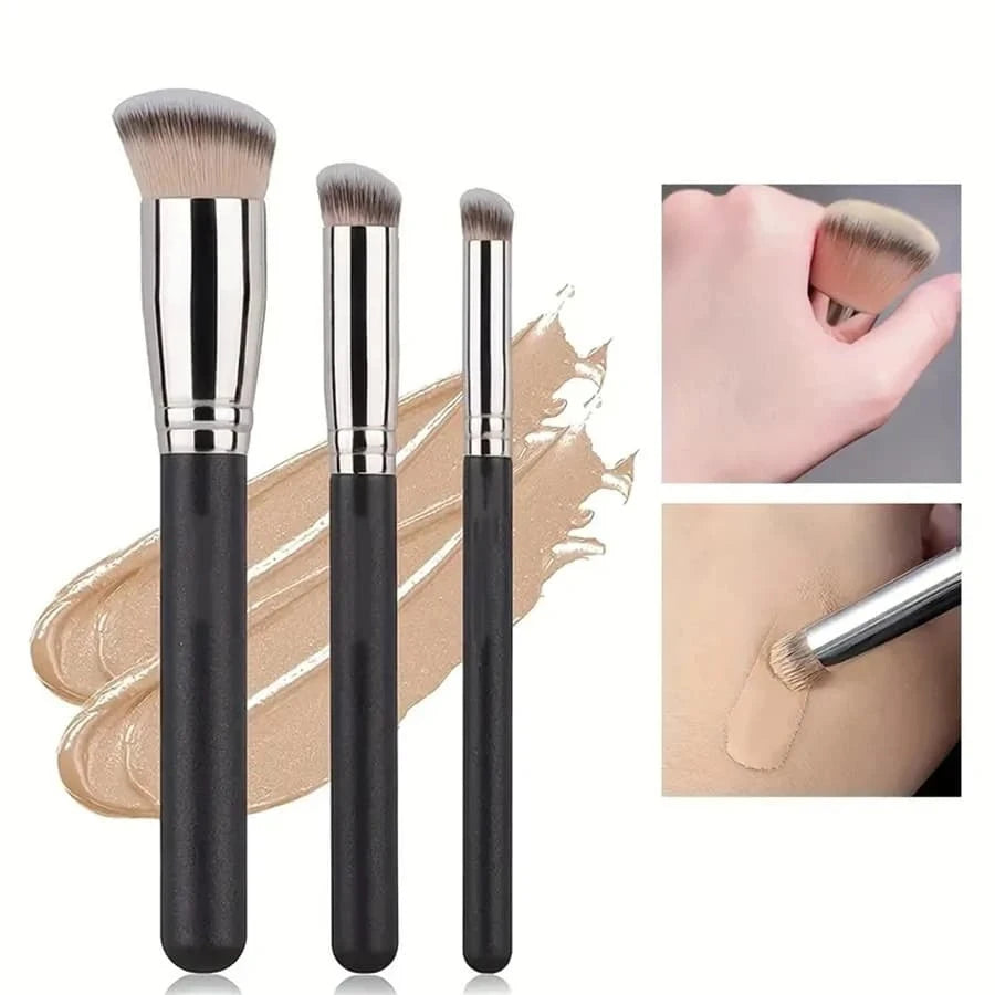 Foundation & Concealer Brush Set – Blending Contour Brushes Makeup Brush Set QXL