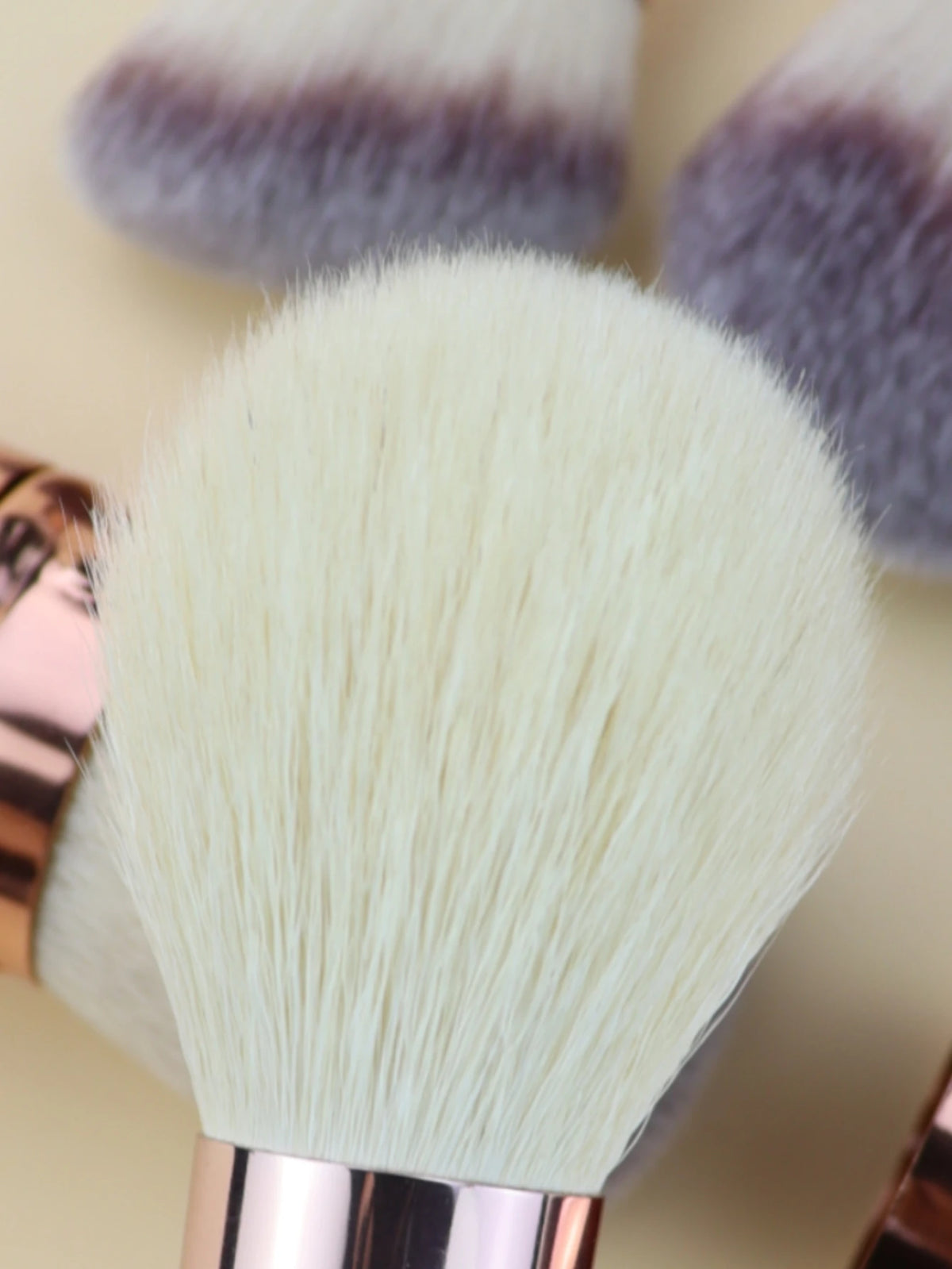 10-Piece Pink Makeup Brush Set | Goat Hair & Wood Handle Makeup Brush Set QXL