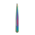 Professional Eyebrow & Eyelash Tweezers | Men & Women Eyebrow Tweezer QXL M158 Purple-blue