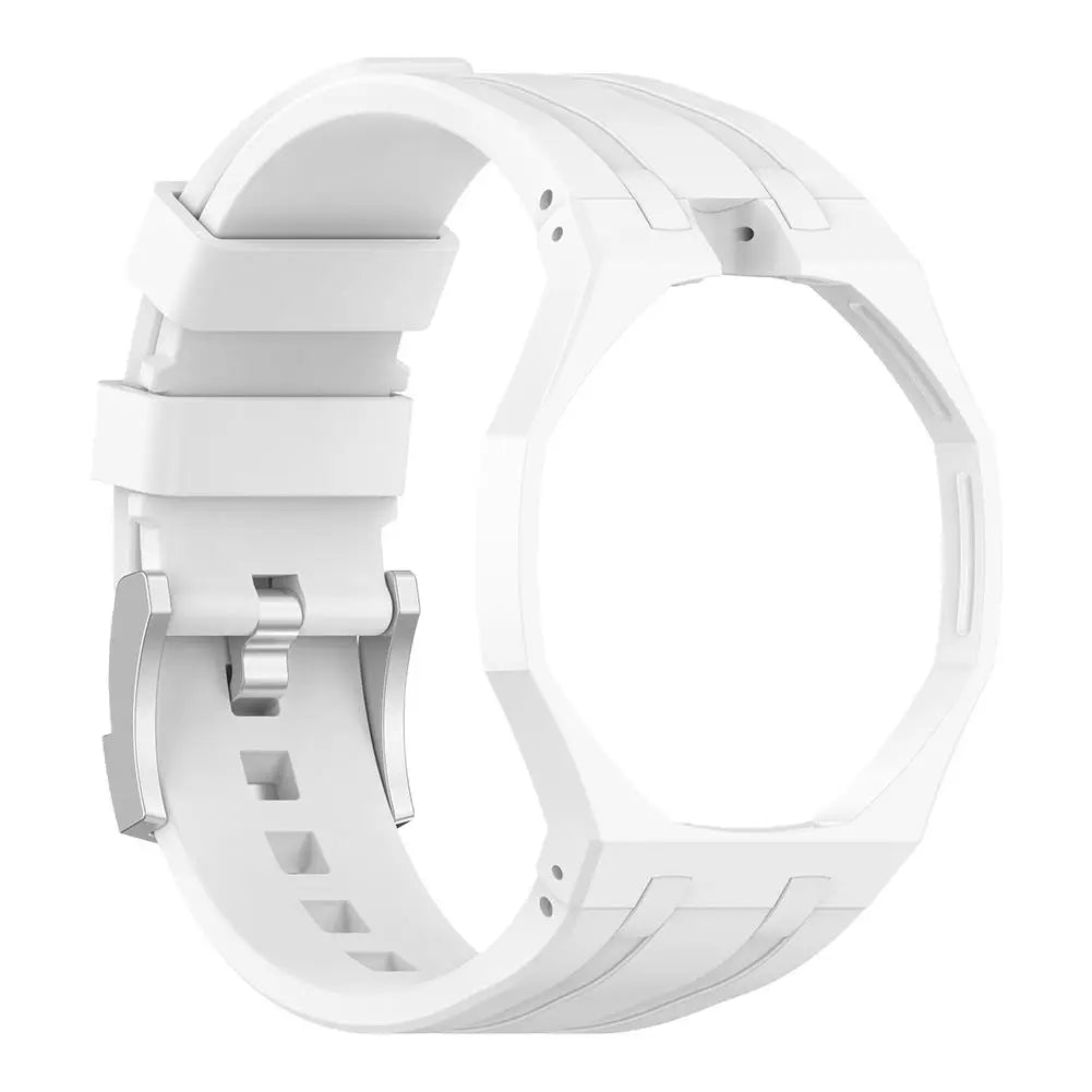 Silicone Watch Strap for Swatch Royal P | One-Piece Band Silicone Watch Strap QXL White