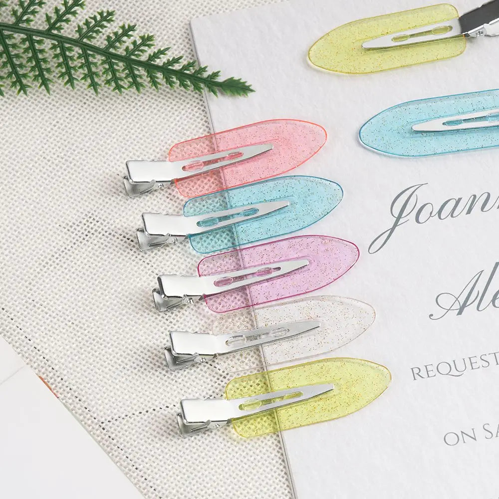 4-Pack Seamless No-Crease Hair Clips | Styling Barrettes Hair Clips QXL