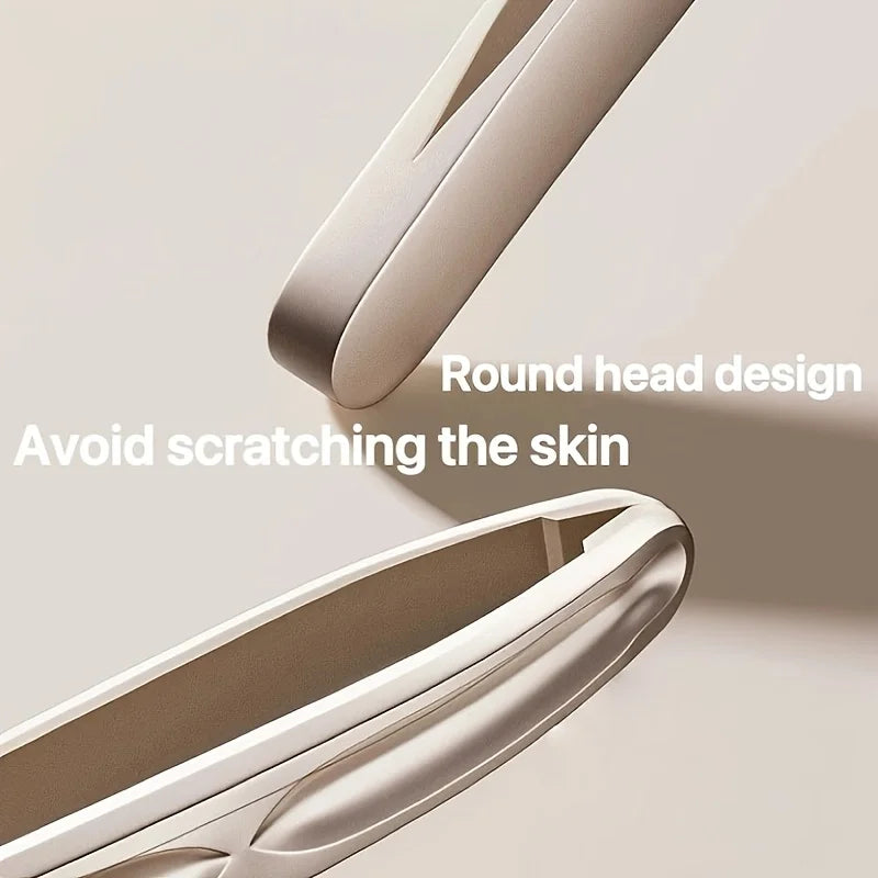 Stainless Steel Round Tip Tweezers | Eyebrow & Facial Hair Eyebrow Tweezers QXL