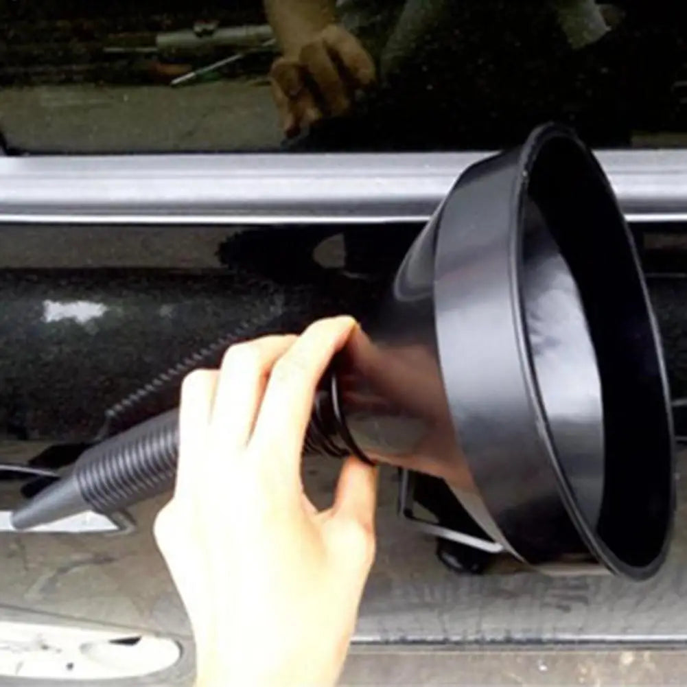 Universal Oil Funnel Set with Filter & Flexible Extension Nozzle Automotive Funnel Set QXL