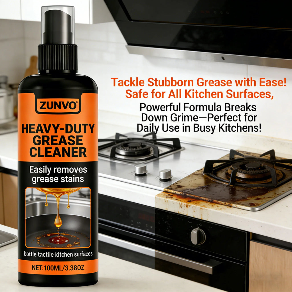 Heavy-Duty Kitchen Grease Cleaner Spray | Multi-Surface Kitchen Degreaser Spray QXL