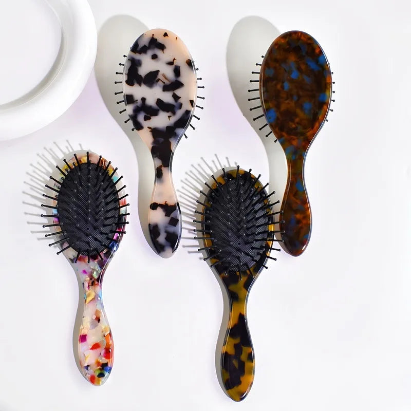 Acetic Acid Air Cushion Massage Comb | Anti-Static Hair Brush Air Cushion Hair Comb QXL