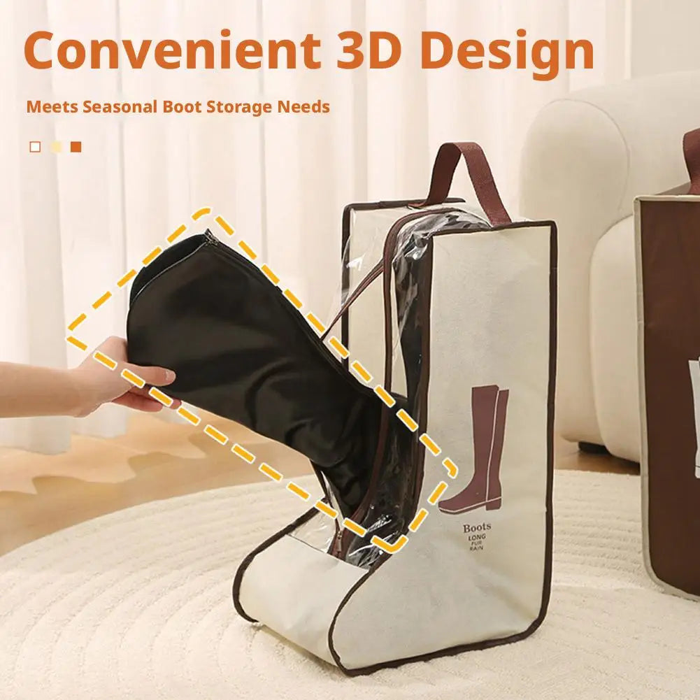 Waterproof Boot Storage Bag | Clear Window, S & L Sizes Boot Storage Bag QXL