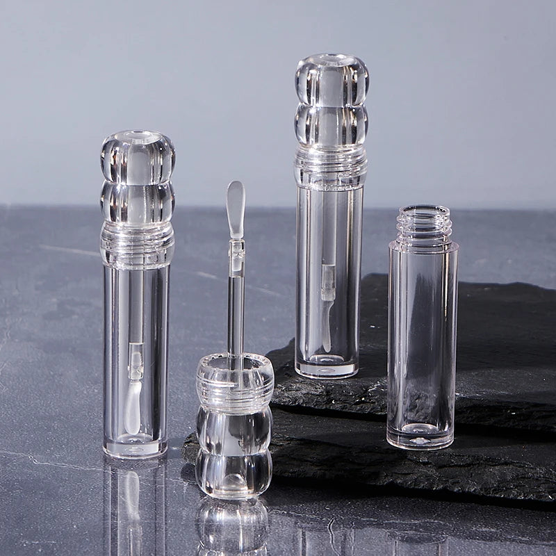 3.5ml Clear Refillable Lip Gloss Tube with Silicone Brush Lip Gloss Tube QXL