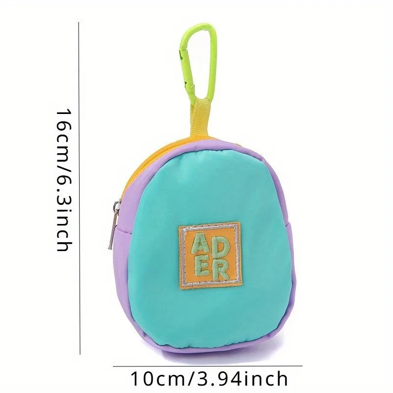 Mini Keychain Storage Pouch | Coin, Key & Earbud Carry Bag Mini Storage Pouch QXL