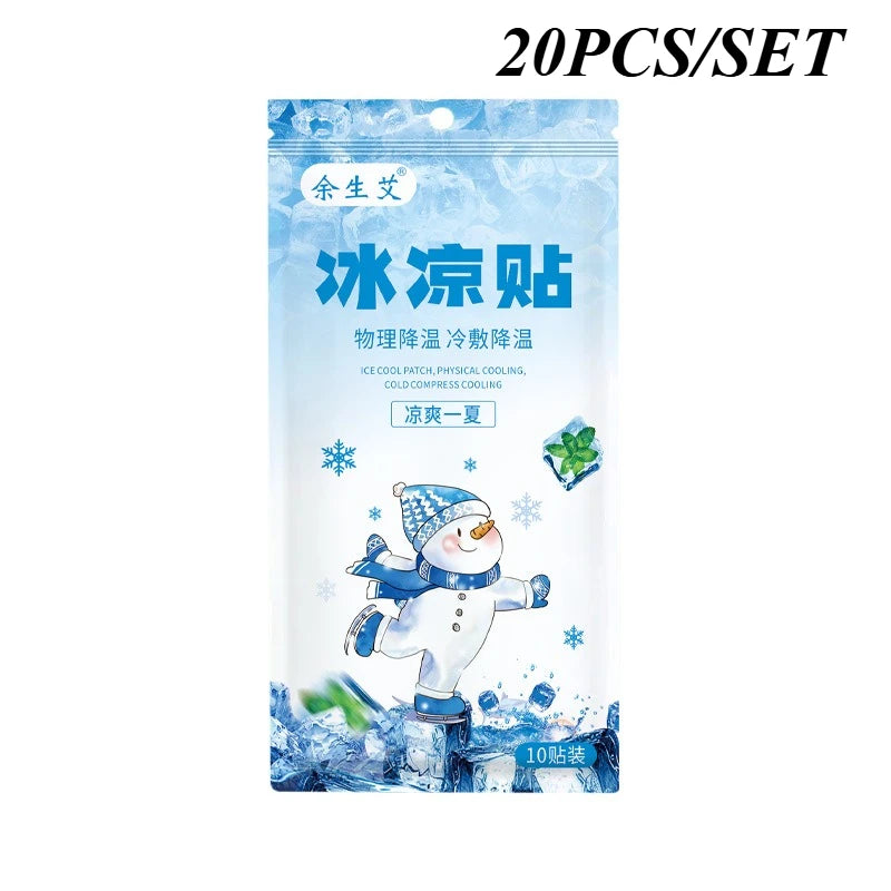 Cooling Refreshing Patch | Instant Summer Heat Body Patch Cooling Body Patch QXL 20PCS