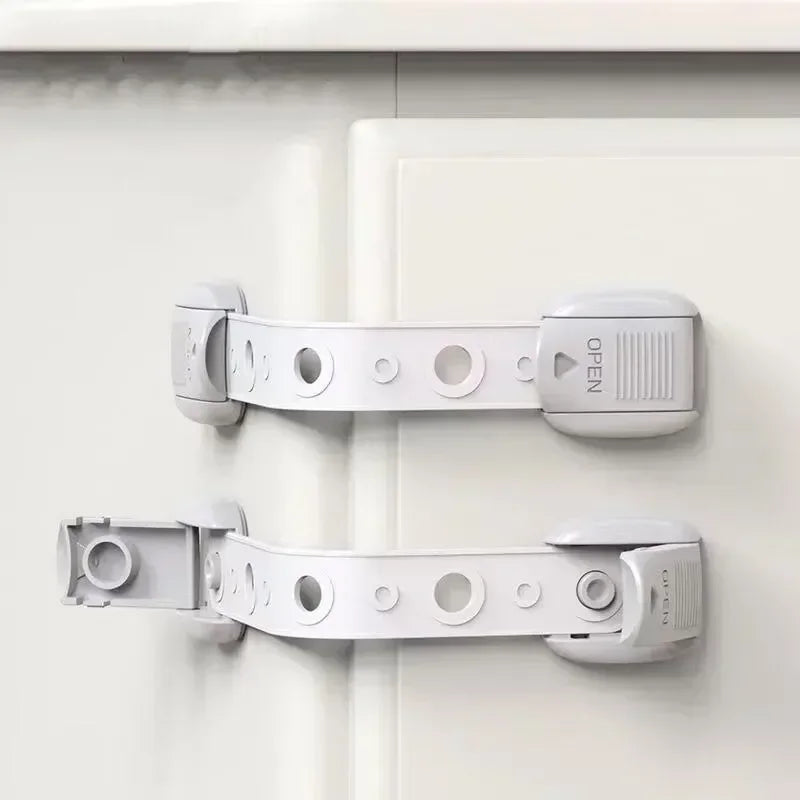 5-Pack Adjustable Baby Safety Locks for Cabinets & Drawers Baby Safety Lock QXL