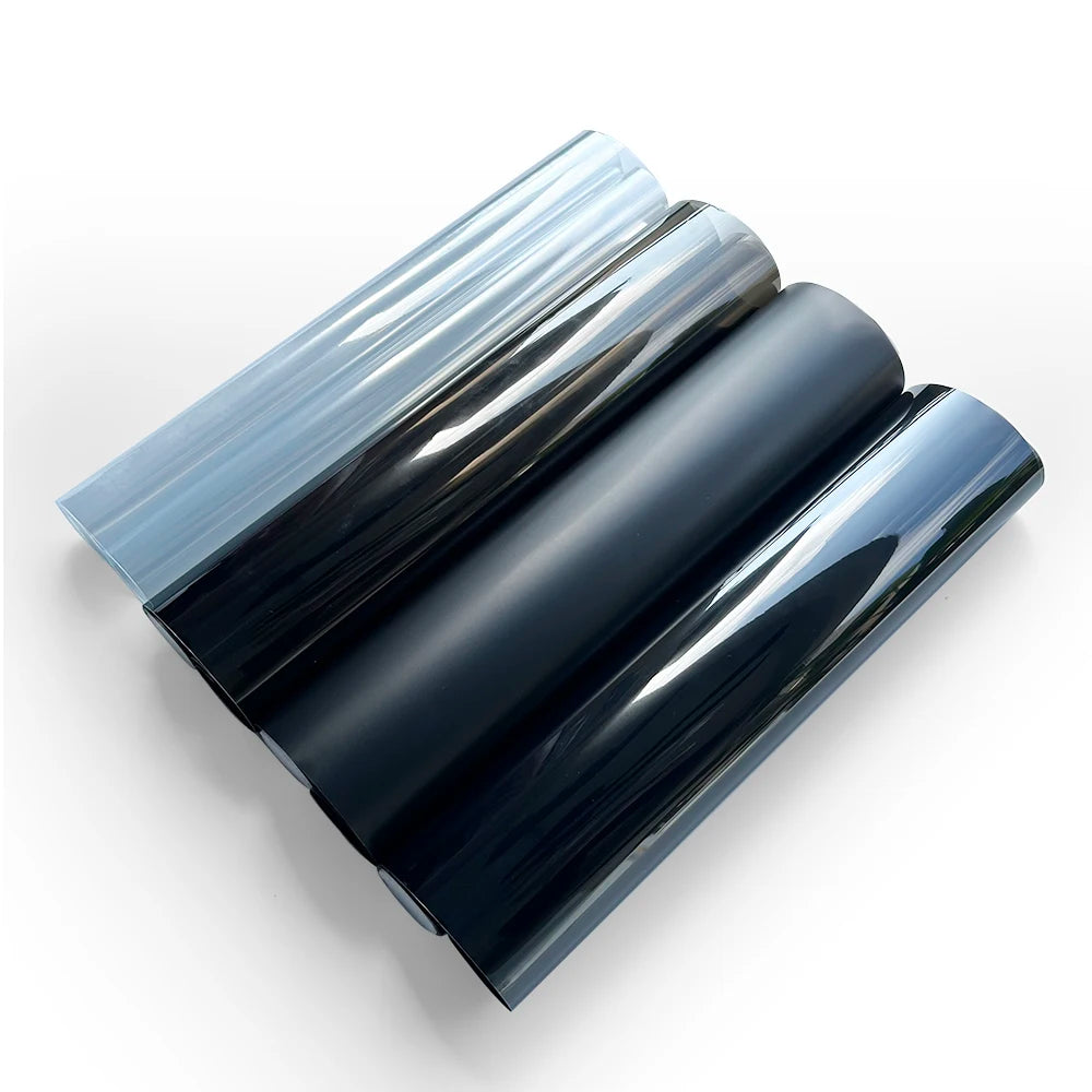 Black Smoke PVC Headlight Tint Wrap Film | 30×100cm Car Vinyl Headlight Tint Film QXL