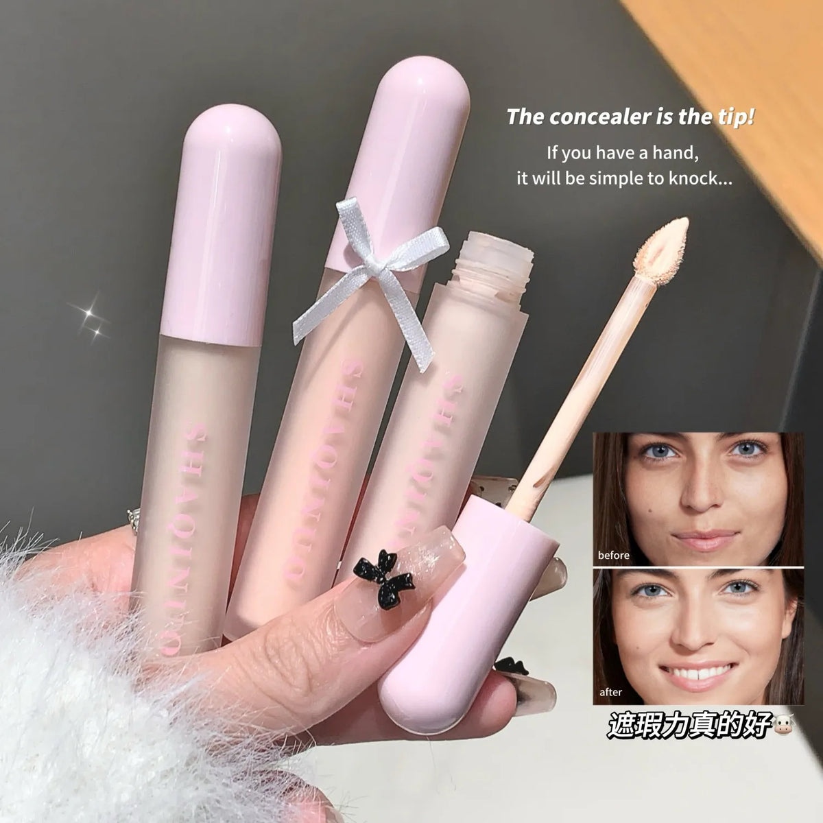 Full Coverage Concealer Foundation Cream | 3 Shades Concealer Foundation QXL