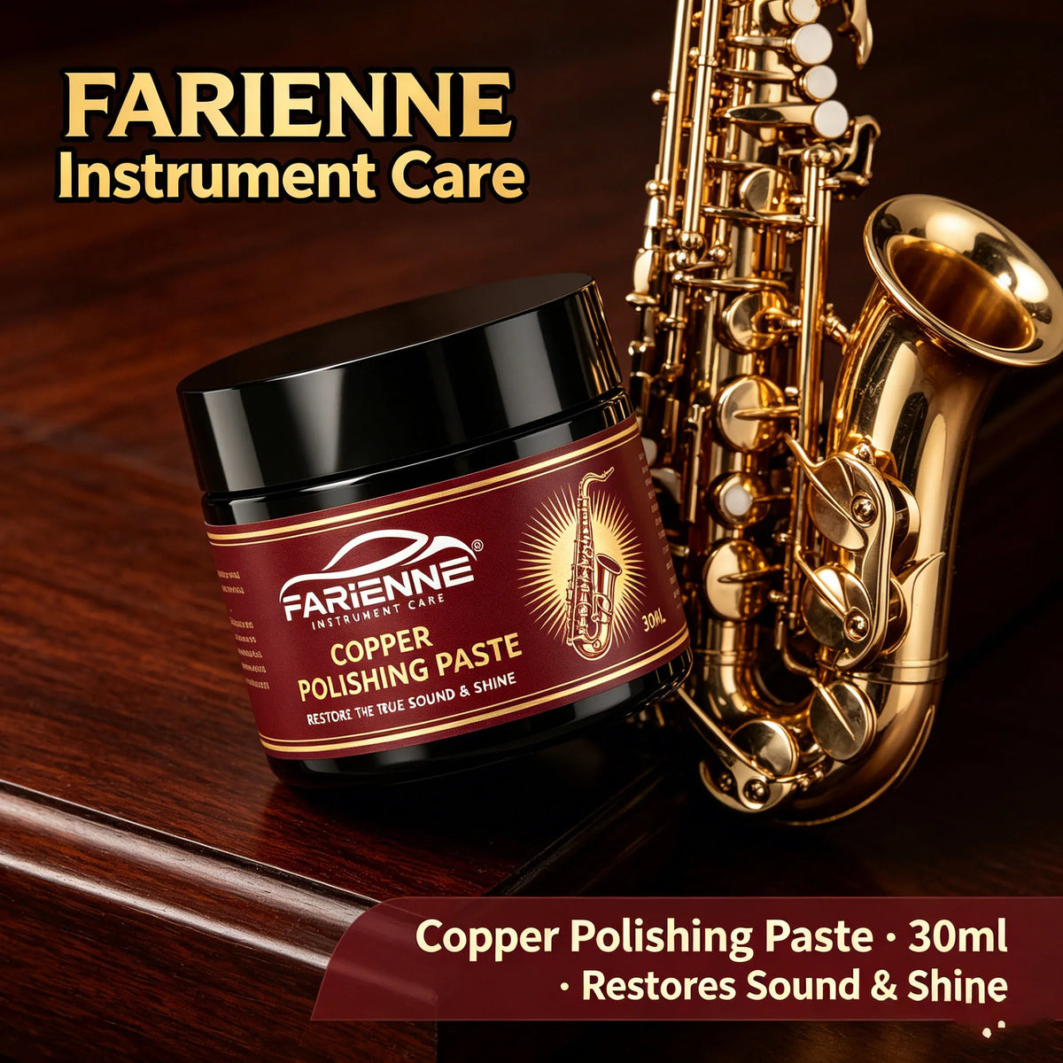 Copper Polishing Paste for Saxophone & Brass Instruments Instrument Polishing Paste QXL