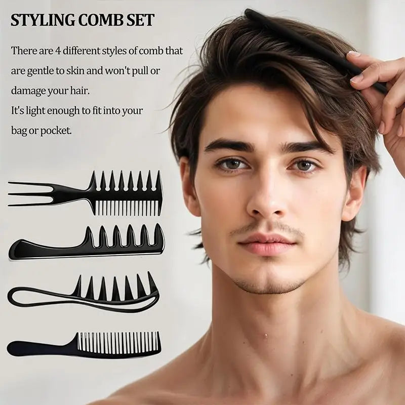 Volumizing Wide Tooth Comb | Root Lift & Detangling Tool Hair Styling Comb QXL