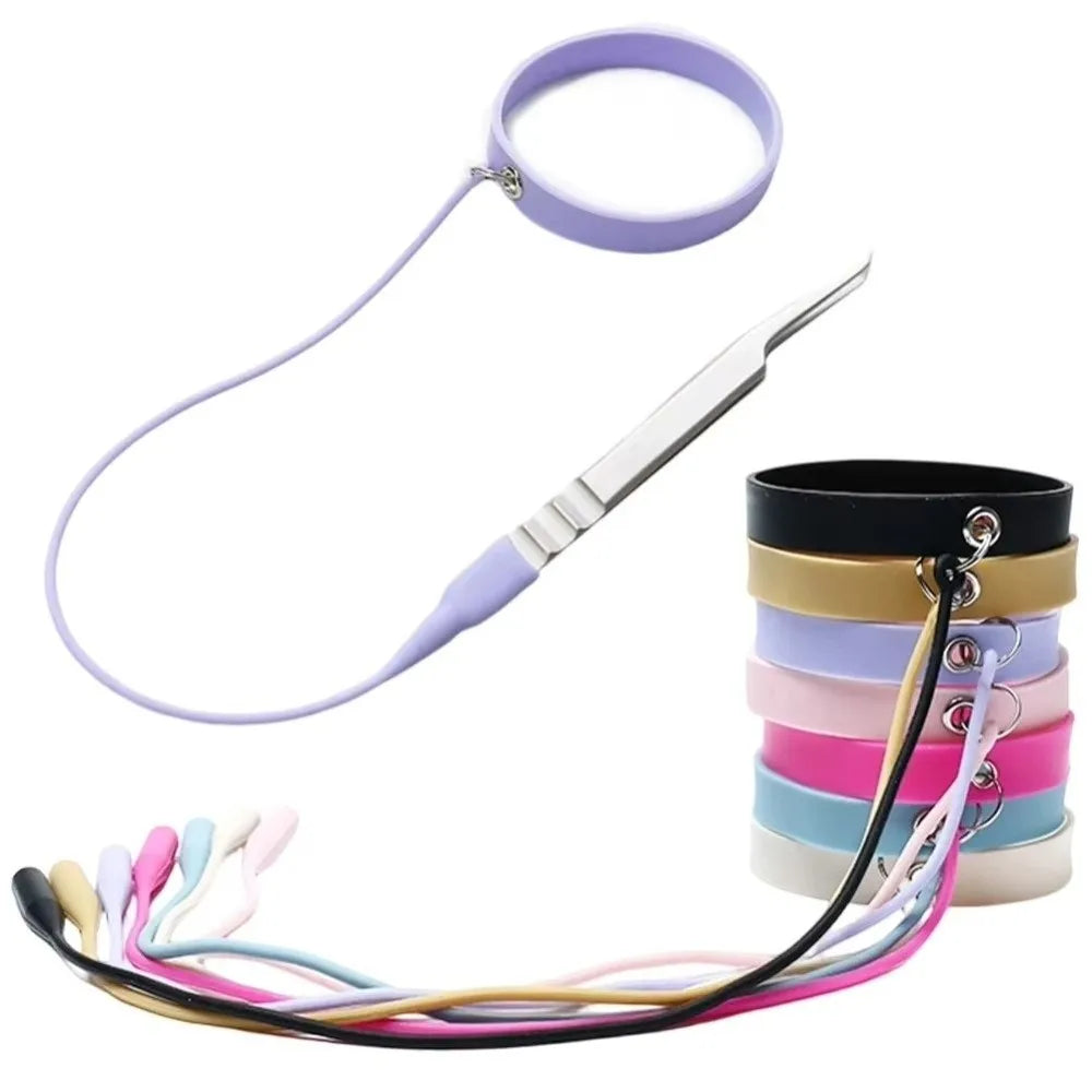 Silicone Tweezer Wrist Strap Protector for Lash Extensions Tweezer Wrist Strap QXL