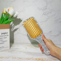 Diamond Bamboo Air Cushion Comb | Smooth Hair Styling Air Cushion Hair Comb QXL white