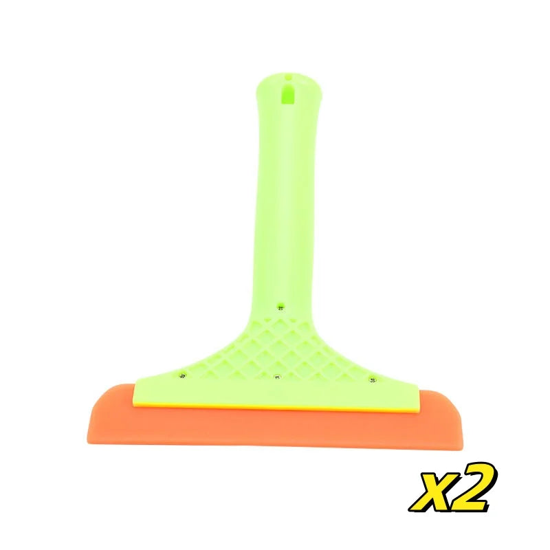 Non-Scratch Silicone Squeegee | Car Wrap & Window Water Blade Car Wrap Squeegee QXL Green 2pcs