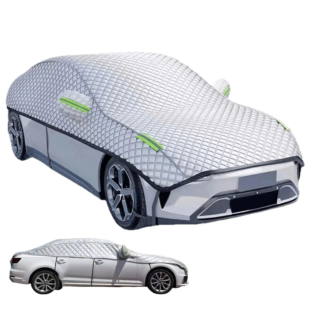 Half Car Cover – UV, Snow & Rain Windshield Roof Shield Half Car Cover QXL