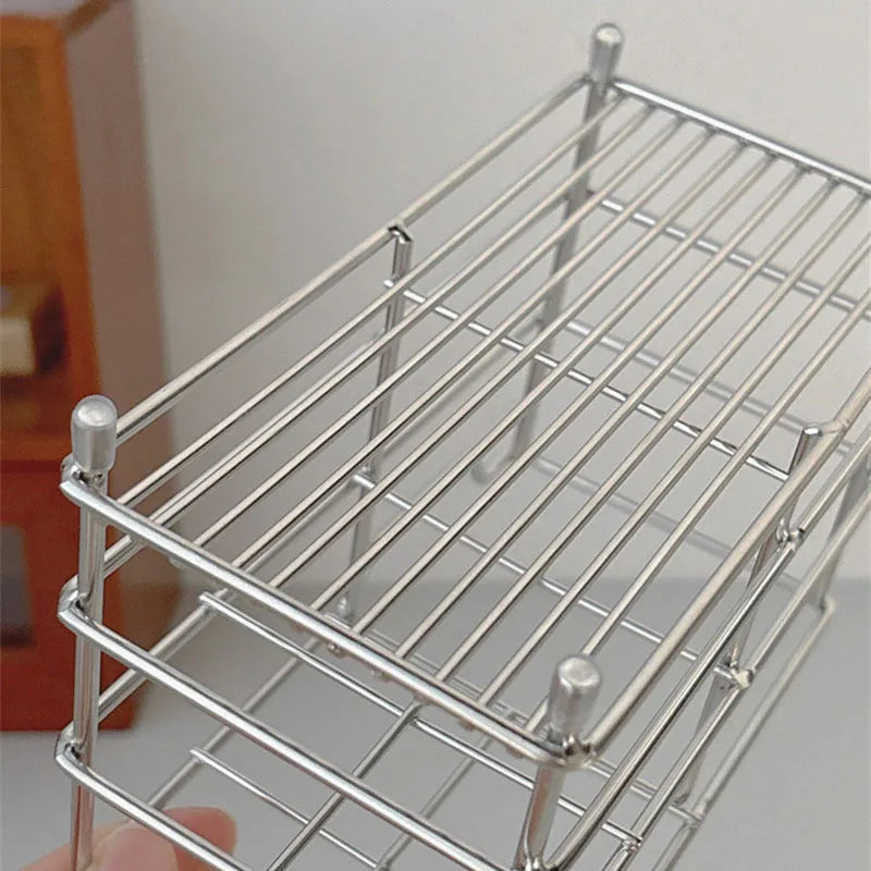 5-Compartment Stainless Steel Makeup Brush Holder & Organizer Makeup Brush Holder QXL