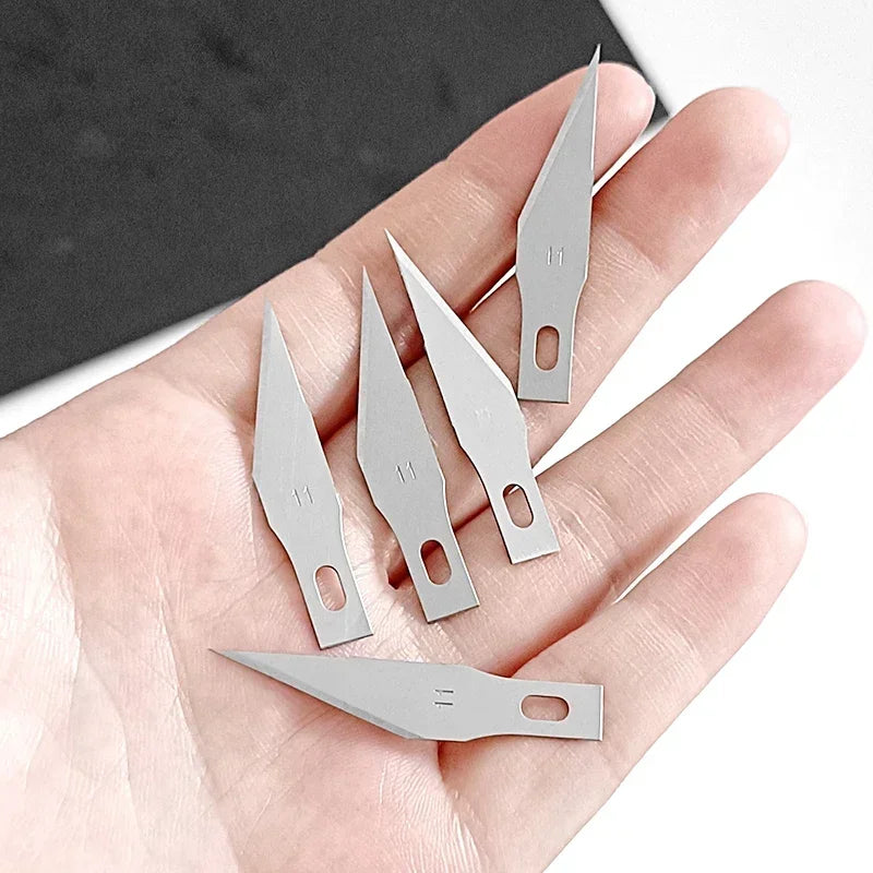 Replacement Scalpel Blades – Wood Carving & Engraving | 20–100 Pc Craft Knife Blades QXL