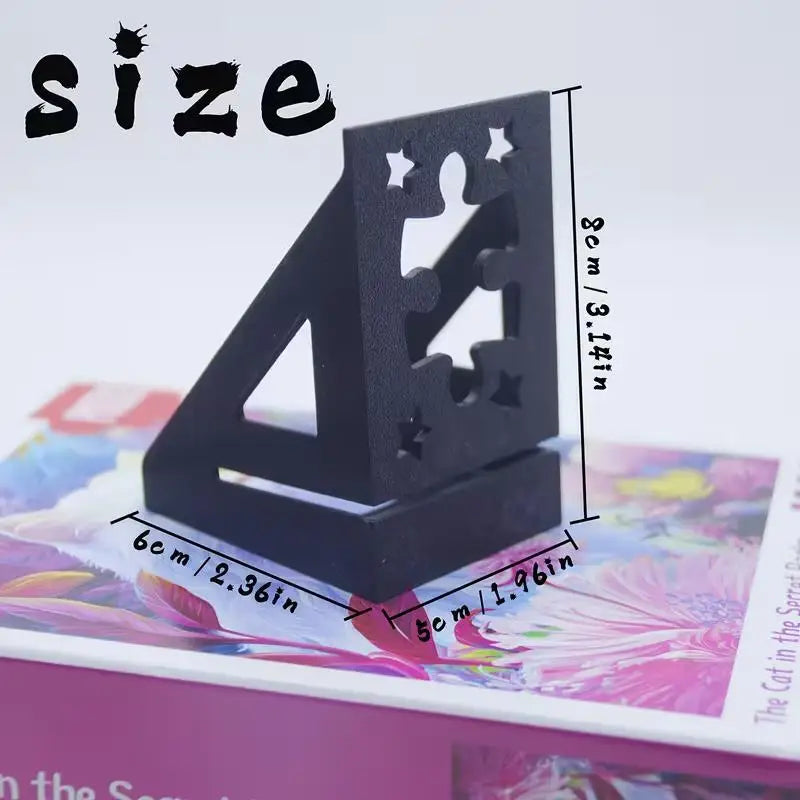 Puzzle Box Stand with Poster Holder | Durable Plastic Display Puzzle Box Stand QXL