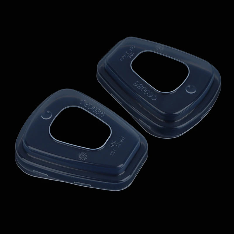 10-Pack 501 Filter Adapter Covers for 6800 6001 7502 Respirators Respirator Filter Adapter QXL Onesize