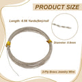 20 Gauge Twisted Gold Craft Wire – 33 Ft Brass Jewelry Wire Jewelry Craft Wire QXL AECH04-11626