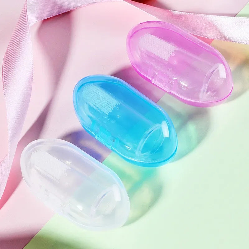 Soft Silicone Pet Finger Toothbrush for Dogs & Cats Pet Finger Toothbrush QXL
