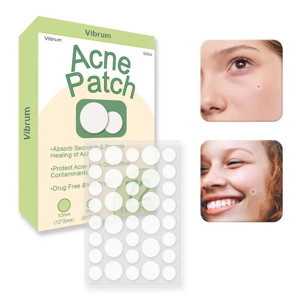 Hydrocolloid Pimple Patches with Tea Tree Oil | 72 or 288 Pack Acne Pimple Patches QXL