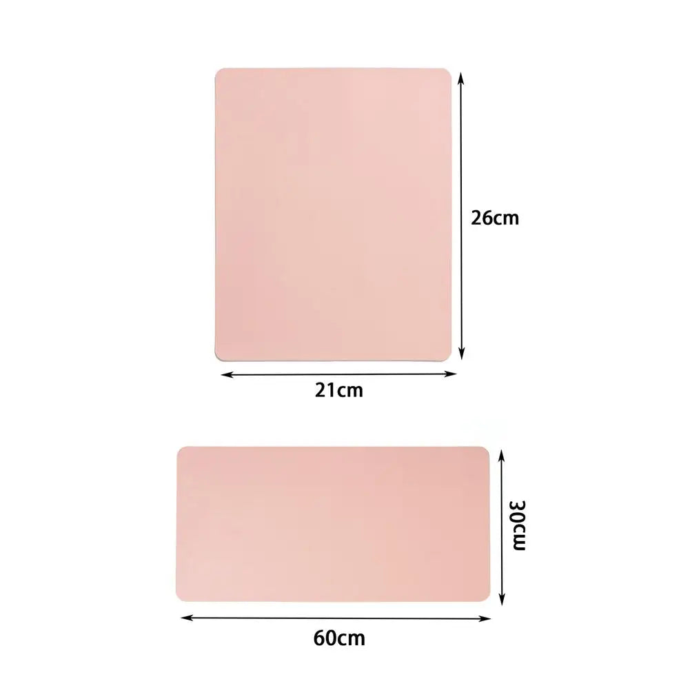 Pink Leather Nail Art Table Mat | Anti-Slip Armrest Cushion Nail Art Mat QXL