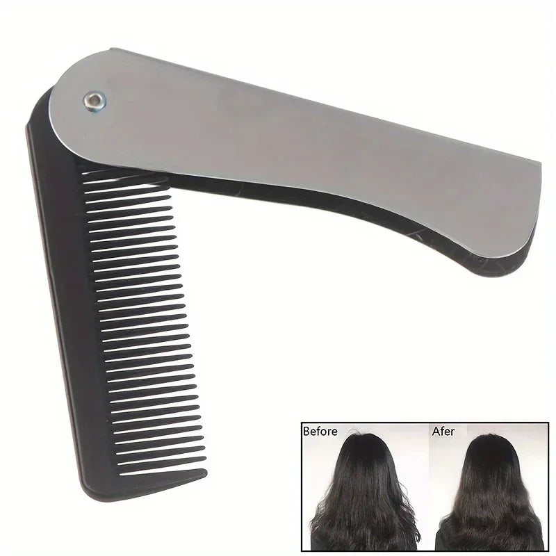 Foldable Travel Hair Comb & Massage Brush | Men & Women Foldable Hair Comb QXL 1PC