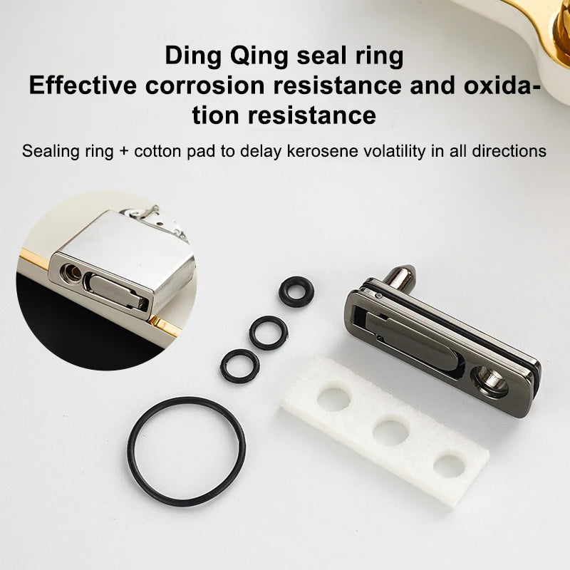 Metal Zip Lighter Insert | Cotton Base & Sealed Design Lighter Insert QXL