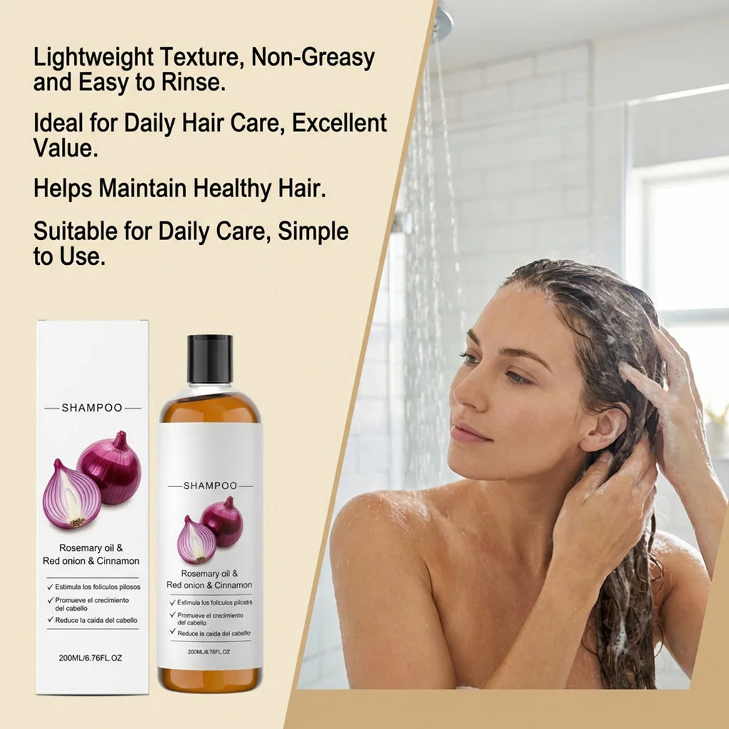 HOEGOA Rosemary Red Onion Anti-Frizz Shampoo 200ml Anti-Frizz Shampoo QXL