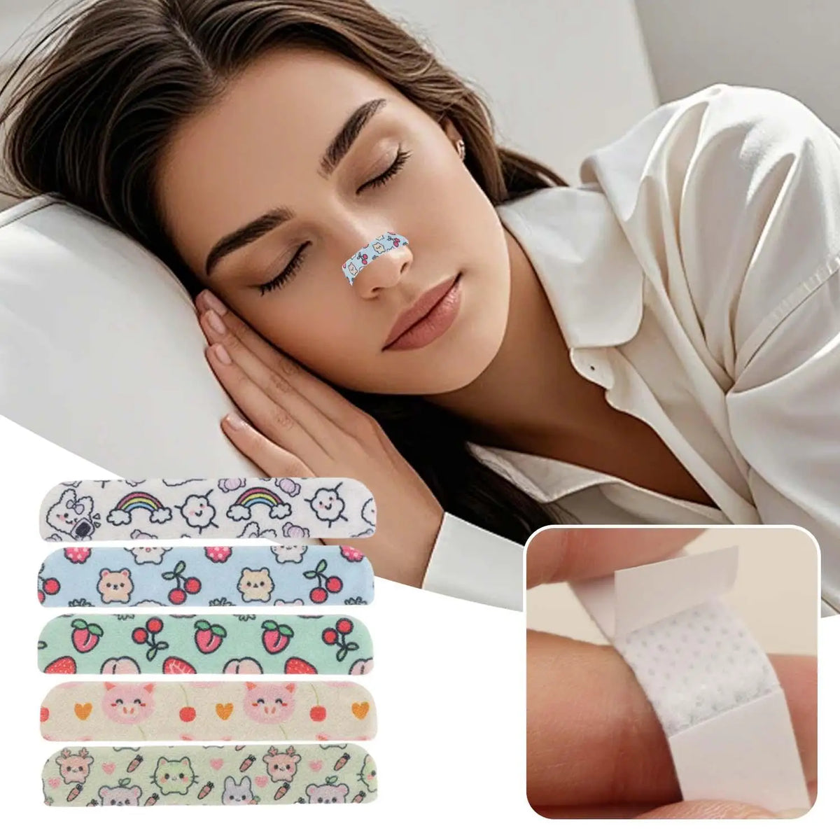 Cartoon Nose Shape Corrector Strips | Self-Shaping Nasal Tape Nose Corrector Strips QXL
